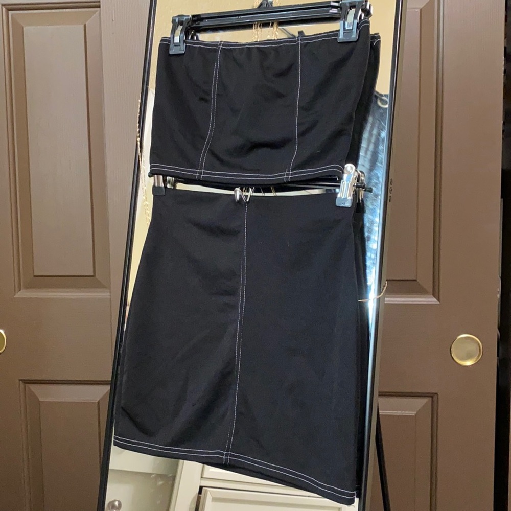 Small Black Two-piece set from Boohoo